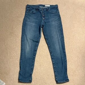 AG Adriano Goldschmied Classic Blue Straight Leg Jeans
